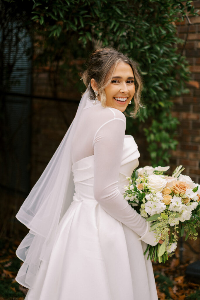 Baker Arborteum bridal portrait, by Bowling Green, KY documentary wedding photographers Shelley & Portugal